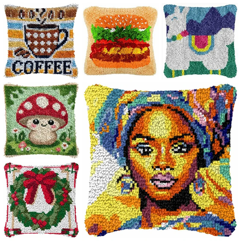 NEW Cartoon Series Pillow Carpet Embroidery Latch Hook Kit Undefined Latch Hook Rug Button Pad Package Smyrna Package Pillow DIY
NEW Cartoon Series Pillow Carpet Embroidery Latch Hook Kit Undefined Latch Hook Rug Button Pad Package Smyrna Package Pillow DIY