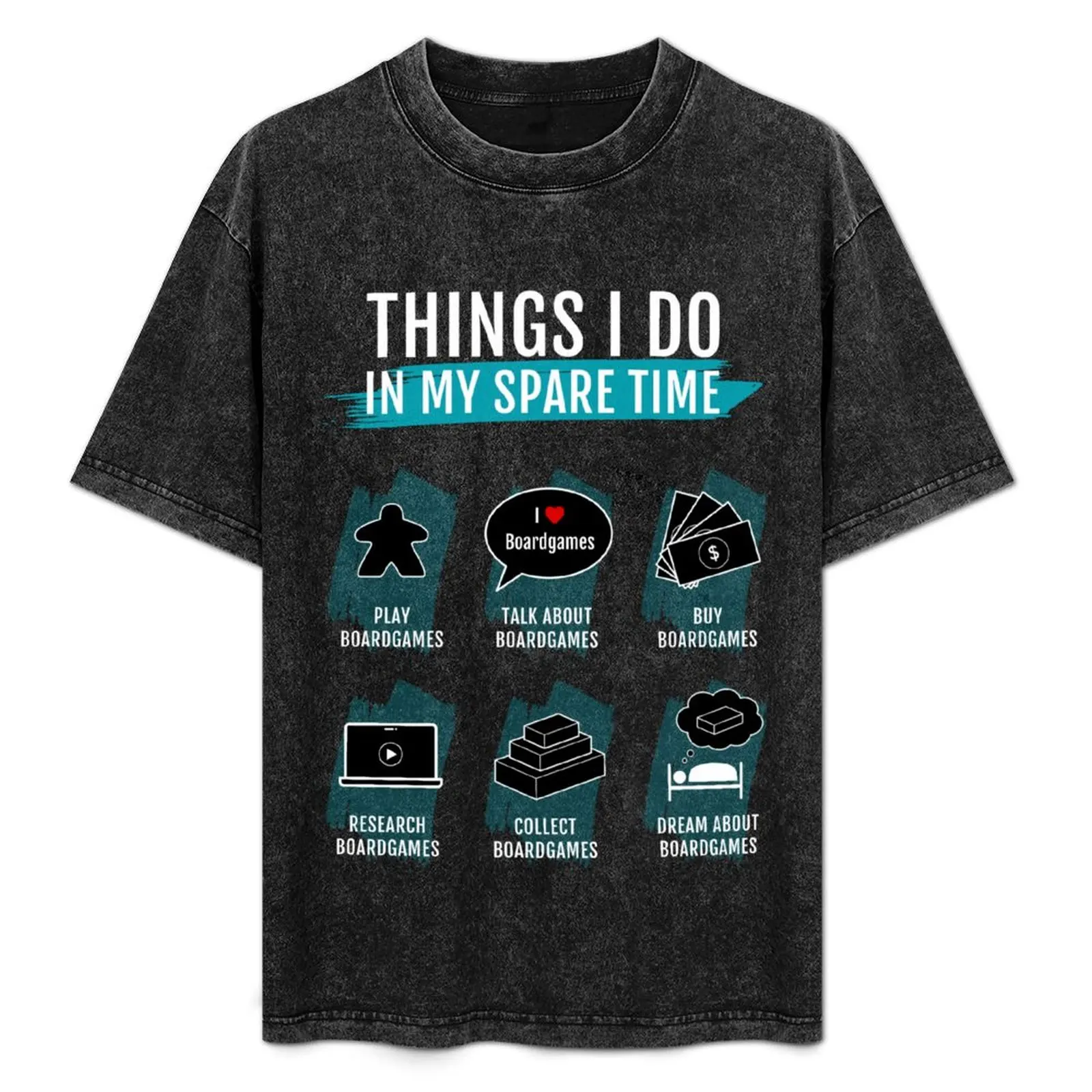 Things I do in my spare time: board games T-Shirt Soft Anti-Shrink Cotton Tee
Things I do in my spare time: board games T-Shirt Soft Anti-Shrink Cotton Tee