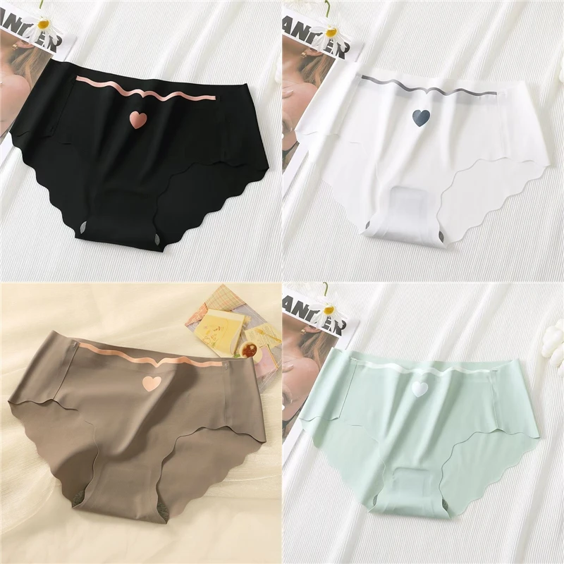 4pcs/lot Sexy Ice Silk Panties Women Middle Waist Seamless Briefs Female Ladies Traceless Underwear Girl Intimates Lingerie M-xl
4pcs/lot Sexy Ice Silk Panties Women Middle Waist Seamless Briefs Female Ladies Traceless Underwear Girl Intimates Lingerie M-xl