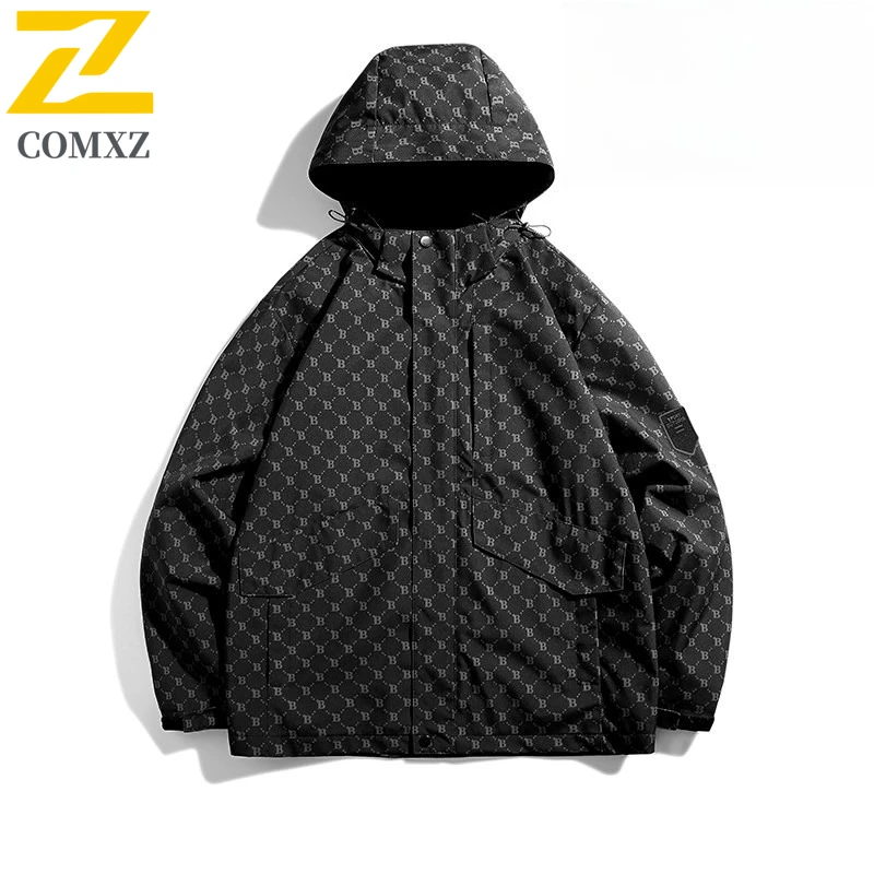 Мужская куртка 2025, уличная водонепроницаемая ветрозащитная куртка для приключений и рыбалки, повседневное дышащее модное пальто для спорта и тренировок 
Мужская куртка 2025, уличная водонепроницаемая ветрозащитная куртка для приключений и рыбалки, повседневное дышащее модное пальто для спорта и тренировок