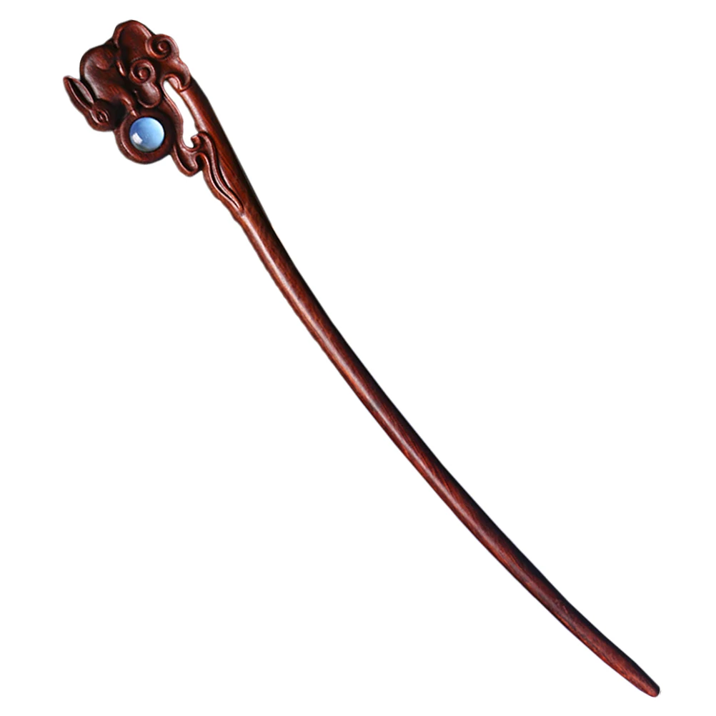Wooden Zodiac Carving Hairpin Sticks Long Fork Chopsticks Chinese Accessories Women Rabbit Pattern Hair Decorations Bun Updo
Wooden Zodiac Carving Hairpin Sticks Long Fork Chopsticks Chinese Accessories Women Rabbit Pattern Hair Decorations Bun Updo