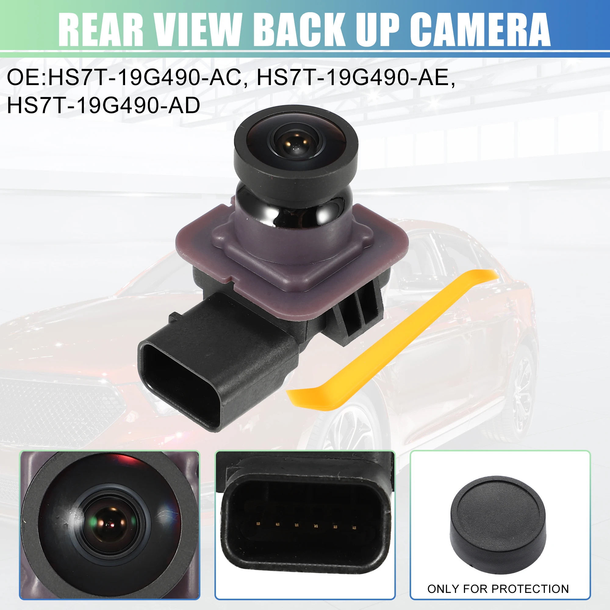 UXCELL Back Up Camera HS7T-19G490 with AC Rear View Park Assist Reverse Camera with Pry Bar for Ford Fusion 2017-2020
UXCELL Back Up Camera HS7T-19G490 with AC Rear View Park Assist Reverse Camera with Pry Bar for Ford Fusion 2017-2020