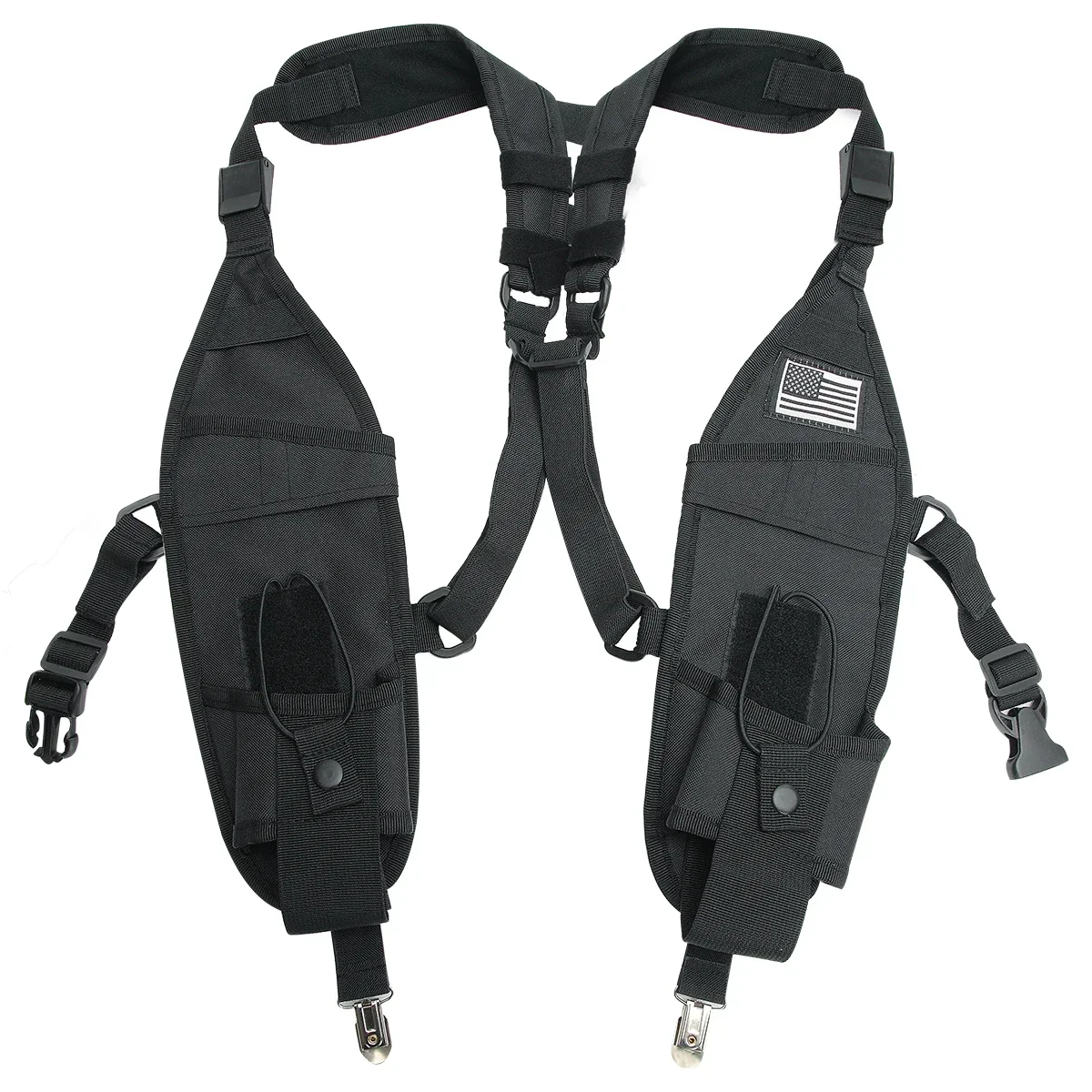 ABBREE PT-11 PLUS сумка для рации функциональная тактическая нагрудная сумка с двойными радио карманами жилет для Baofeng UV-21 AR-152 BF-888S
ABBREE PT-11 PLUS сумка для рации функциональная тактическая нагрудная сумка с двойными радио карманами жилет для Baofeng UV-21 AR-152 BF-888S