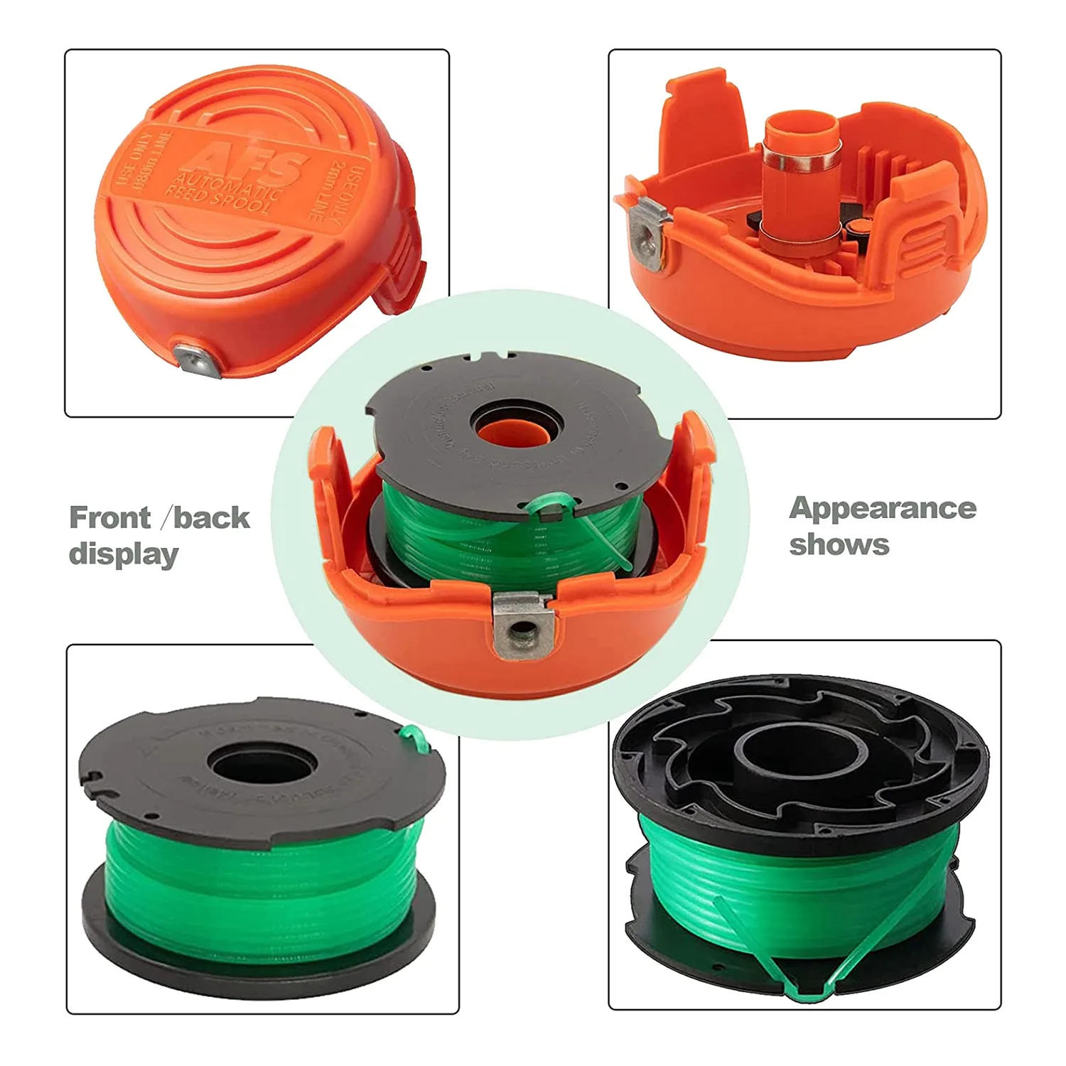 ABLK SF-080 Replacement Spool SF-080-BKP For Black GH3000 LST540 GH3000R String Trimmer Weed Eater SF080 Auto Feed Spool
ABLK SF-080 Replacement Spool SF-080-BKP For Black GH3000 LST540 GH3000R String Trimmer Weed Eater SF080 Auto Feed Spool