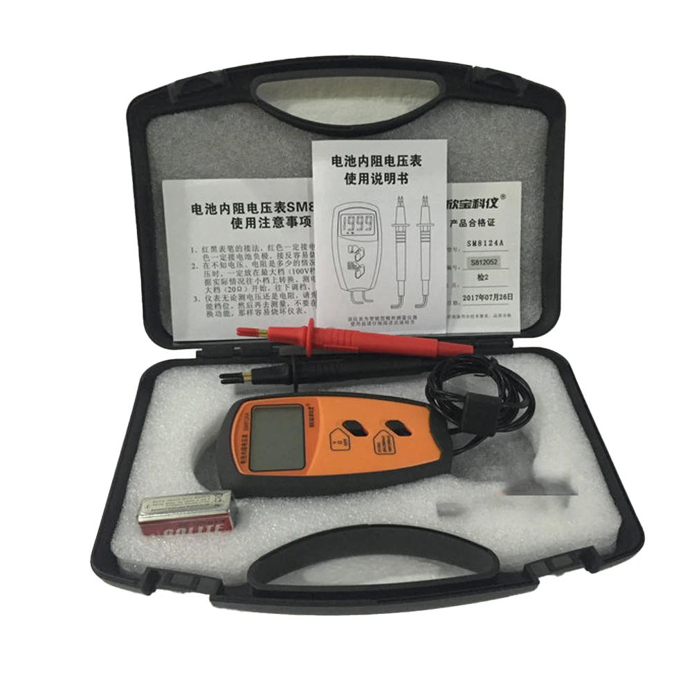 SM8124A Four-Wire Portable Battery Internal Resistance Tester
SM8124A Four-Wire Portable Battery Internal Resistance Tester