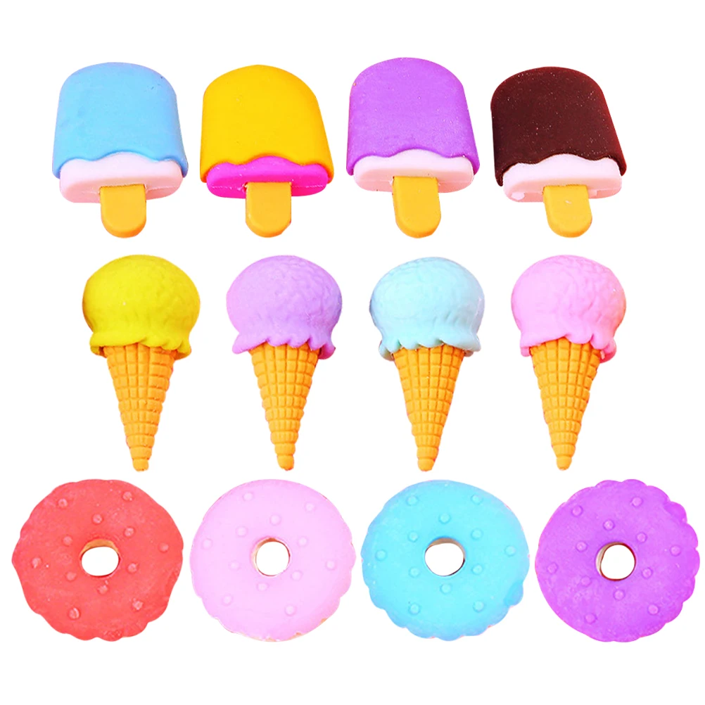 12pcs Assemble Cone Ice Cream Eraser Practical Function Remove Pencil Handwriting Creative Design Great Gift Students Children
12pcs Assemble Cone Ice Cream Eraser Practical Function Remove Pencil Handwriting Creative Design Great Gift Students Children