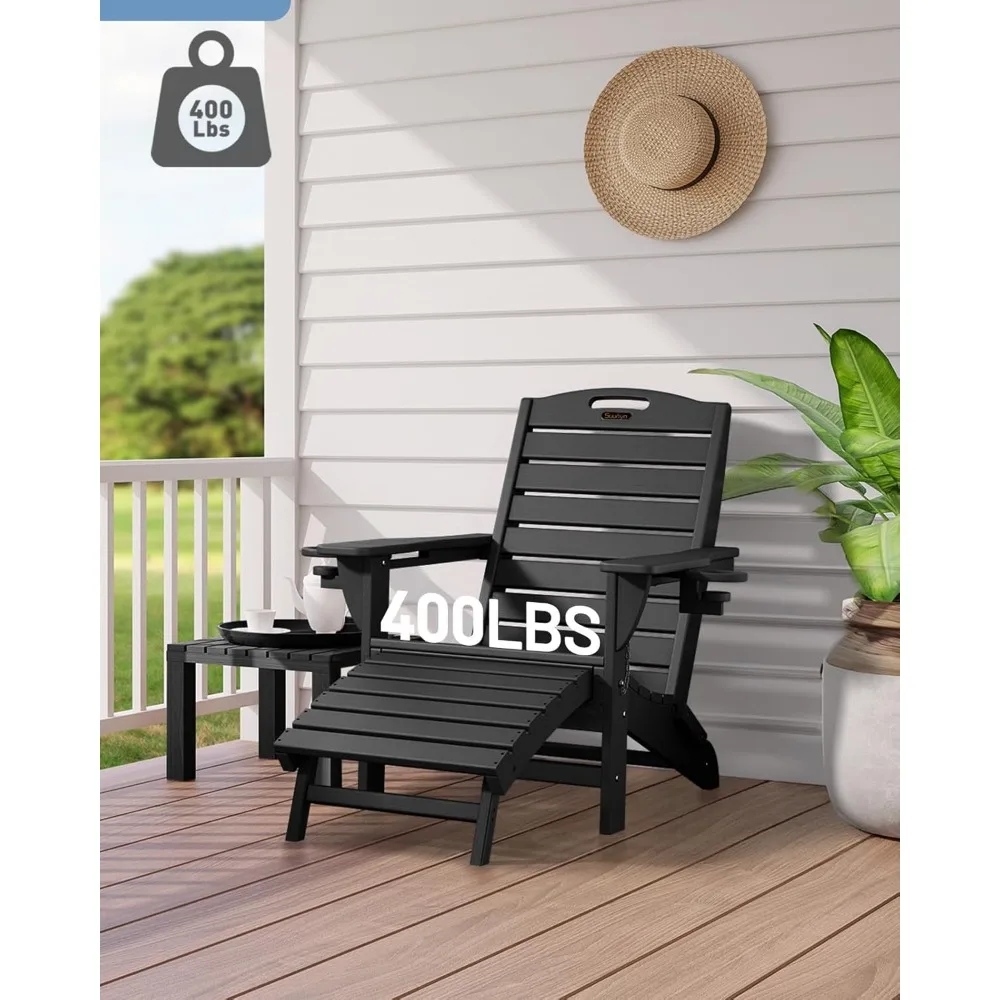 Luxury-Style Plastic Adirondack Chairs Set of 4 – Folding Adirondack Chairs with Retractable Ottoman for Outdoor Spaces
Luxury-Style Plastic Adirondack Chairs Set of 4 – Folding Adirondack Chairs with Retractable Ottoman for Outdoor Spaces