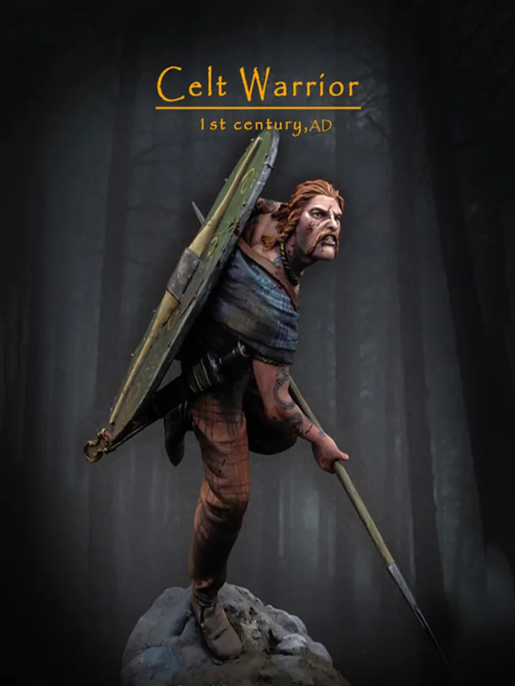 Unpainted Kit 1/24 75mm STAND Warrior, 1st c AD. 75mm figure Historical Figure Resin Kit
Unpainted Kit 1/24 75mm STAND Warrior, 1st c AD. 75mm figure Historical Figure Resin Kit