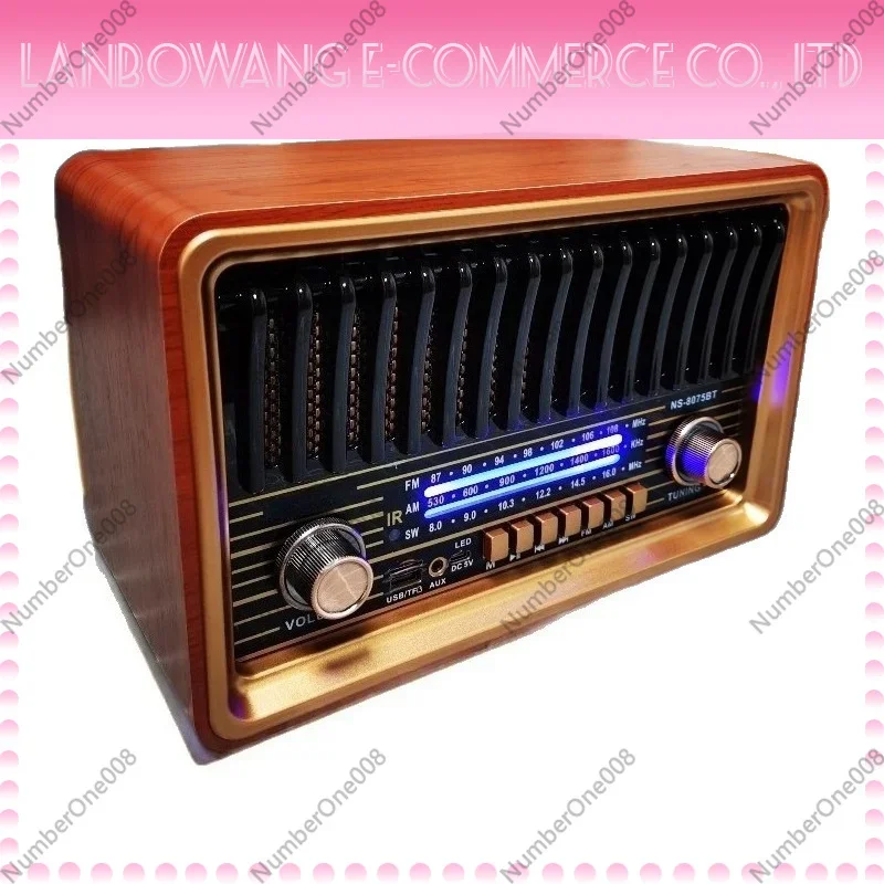 Retro Desktop Radio Bluetooth Speaker, FM MW SW Multi-band Radio with Remote Control, Home Decor Table Clock
Retro Desktop Radio Bluetooth Speaker, FM MW SW Multi-band Radio with Remote Control, Home Decor Table Clock