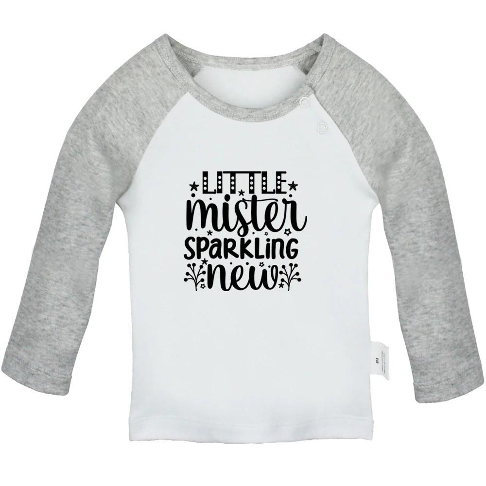 Little Mister Sparkling New Wild Child Cute Baby T-shirts Kids Long Sleeves Tees 0-24M Infant T shirt Boys Girls Tops Clothes
Little Mister Sparkling New Wild Child Cute Baby T-shirts Kids Long Sleeves Tees 0-24M Infant T shirt Boys Girls Tops Clothes