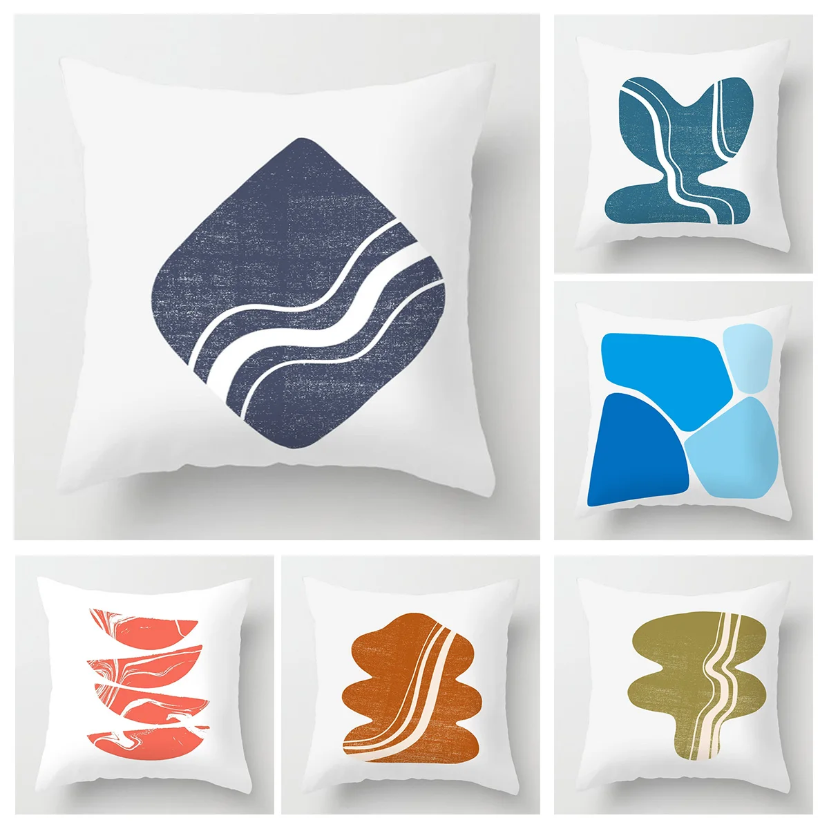 Минималистичный чехол на подушку с абстрактным геометрическим рисунком - уютный короткий плюшевый чехол на подушку со скрытой молнией для украшения дивана-кровати 45x45 см
Минималистичный чехол на подушку с абстрактным геометрическим рисунком - уютный короткий плюшевый чехол на подушку со скрытой молнией для украшения дивана-кровати 45x45 см