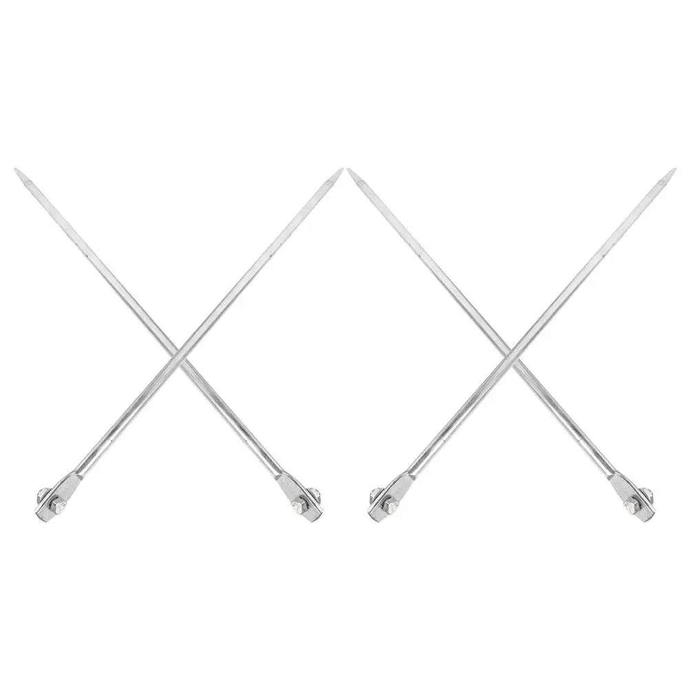 4Pcs Grounding Rod Portable Heavy Duty Iron Electrical Ground Stake for Buildings Signal Towers Outdoor Use
4Pcs Grounding Rod Portable Heavy Duty Iron Electrical Ground Stake for Buildings Signal Towers Outdoor Use