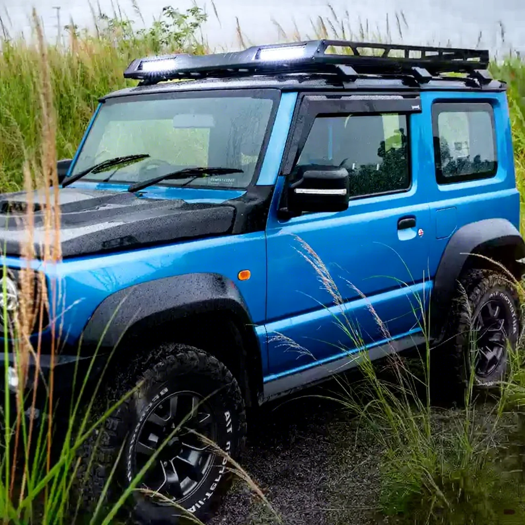 Roof Rack With LED Light Aluminium 4X4 3door Roof Rack For Suzuki Jimny 2024 2023 2022 2021 2020 JB64 JB74
Roof Rack With LED Light Aluminium 4X4 3door Roof Rack For Suzuki Jimny 2024 2023 2022 2021 2020 JB64 JB74