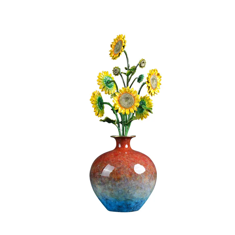 Имитация керамической вазы, медный орнамент ручной работы, цветочная композиция, украшение для рабочего стола, латунный орнамент
Имитация керамической вазы, медный орнамент ручной работы, цветочная композиция, украшение для рабочего стола, латунный орнамент