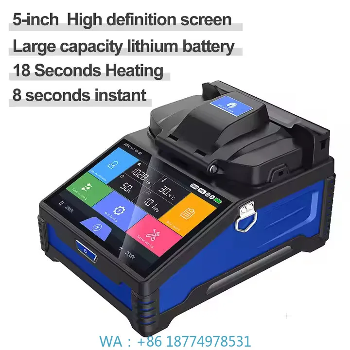 K3 Portable Fiber Fusion Splicer, Professional Optical Cable Splicing Equipment for FTTH Network Projects
K3 Portable Fiber Fusion Splicer, Professional Optical Cable Splicing Equipment for FTTH Network Projects