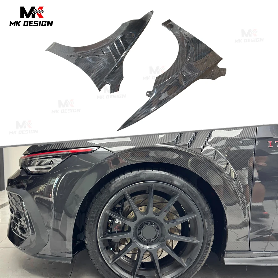 Carbon Fiber Front Side Fender Flares for Volkswagen VW Golf 8 VII MK8 Rline GTI 2021+ Front Vented Fenders Car Accessories
Carbon Fiber Front Side Fender Flares for Volkswagen VW Golf 8 VII MK8 Rline GTI 2021+ Front Vented Fenders Car Accessories
