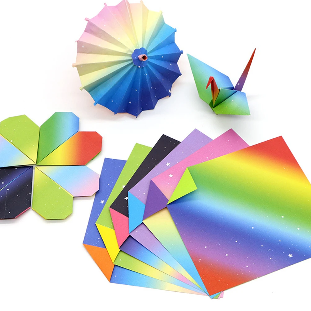 174pcs Rainbow Origami Paper Colorful Double Sided Square Folding Sheets For Diy Craft Creative Paper Folding Training Material
174pcs Rainbow Origami Paper Colorful Double Sided Square Folding Sheets For Diy Craft Creative Paper Folding Training Material