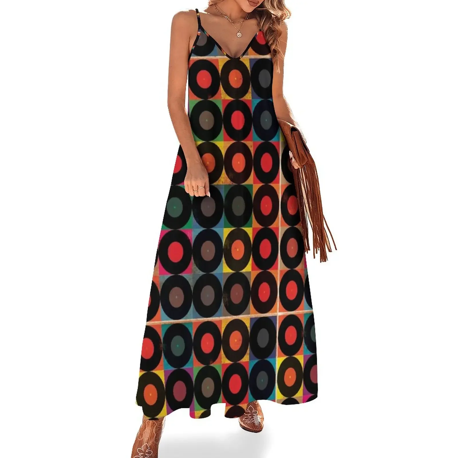 Vintage Record Pack Sleeveless Dress Women's summer dress summer clothes for women Casual dresses
Vintage Record Pack Sleeveless Dress Women's summer dress summer clothes for women Casual dresses