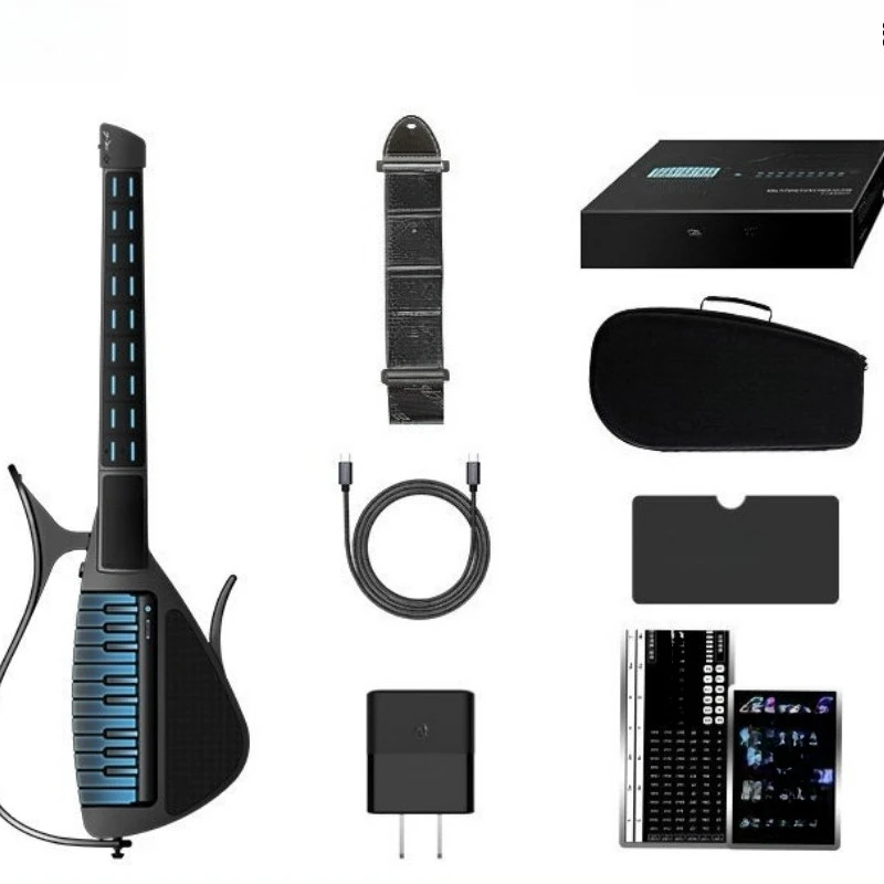 Electronic stringless automatic guitar, piano intelligent backing track
Electronic stringless automatic guitar, piano intelligent backing track
