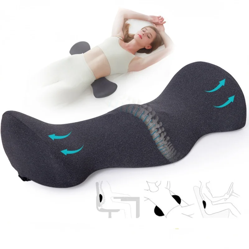 Ergonomic Waist Support Pillow Memory Foam Lumbar Cushion for Intervertebral Disc Pain Relief Pregnancy Sleep Back Support Pad
Ergonomic Waist Support Pillow Memory Foam Lumbar Cushion for Intervertebral Disc Pain Relief Pregnancy Sleep Back Support Pad