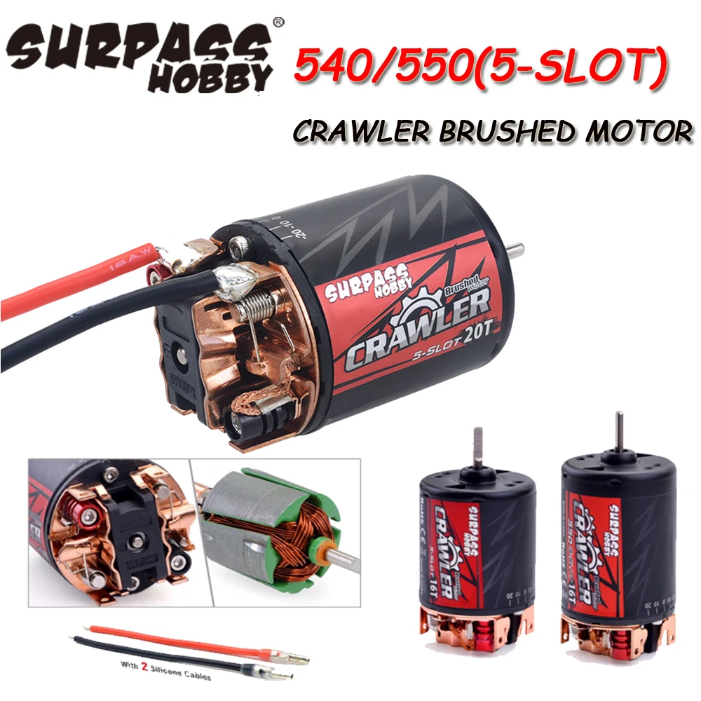 SURPASS HOBBY 540 550 Матовый двигатель с 5 слотами 10T 11T 12T 13T 16T 20T для 1/10 1/12 RC автомобиля Traxxas SCX10 Запчасти для альпинистского гусеничного автомобиля
SURPASS HOBBY 540 550 Матовый двигатель с 5 слотами 10T 11T 12T 13T 16T 20T для 1/10 1/12 RC автомобиля Traxxas SCX10 Запчасти для альпинистского гусеничного автомобиля