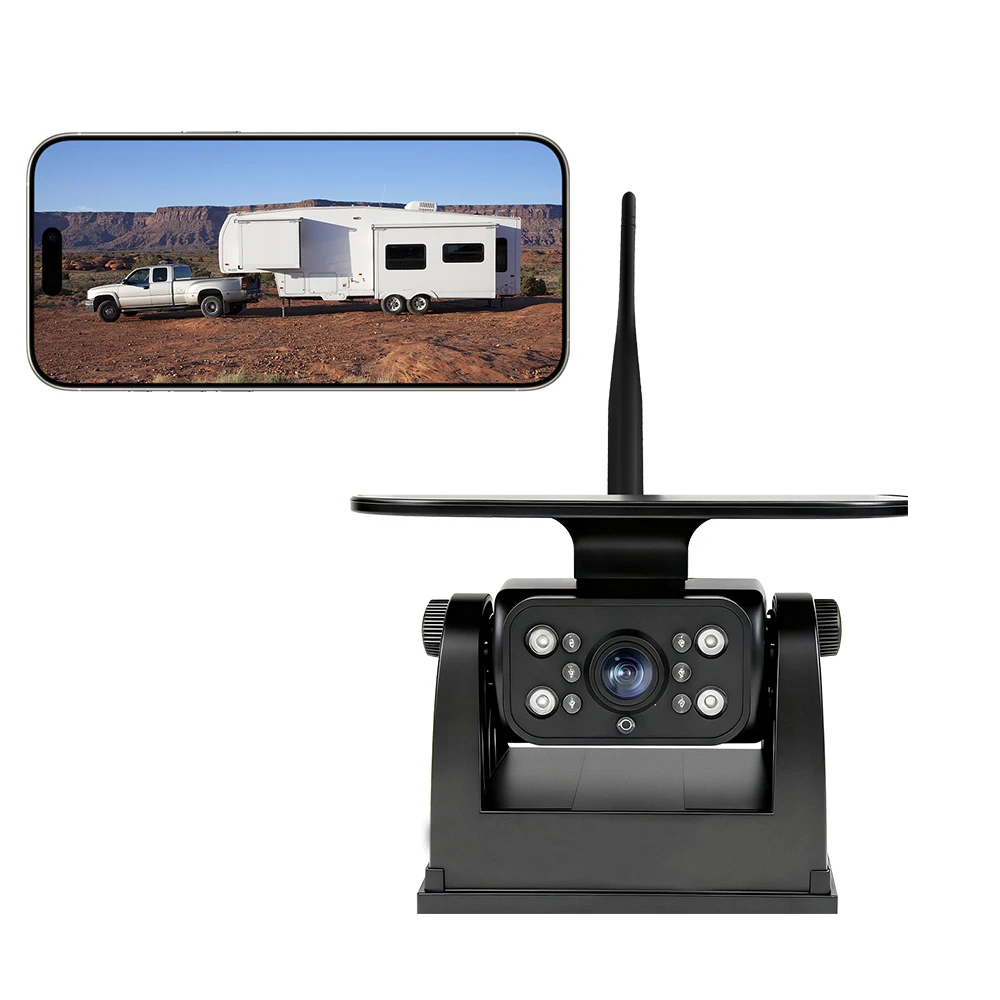 1080P Solar WiFi Camera For IOS Andriod APP Wireless BSD Reverse Backup Camera Car DVR Recorder For Truck,RV,Camper,Trailer Work
1080P Solar WiFi Camera For IOS Andriod APP Wireless BSD Reverse Backup Camera Car DVR Recorder For Truck,RV,Camper,Trailer Work