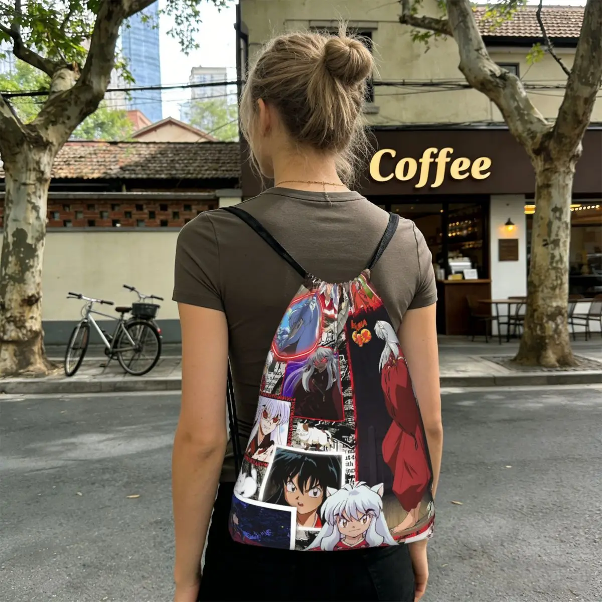Manga Kimono Inuyasha Sesshomaru Backpacks Portable Drawstring Bags Shoes Bag Book Bags for Travel Students
Manga Kimono Inuyasha Sesshomaru Backpacks Portable Drawstring Bags Shoes Bag Book Bags for Travel Students