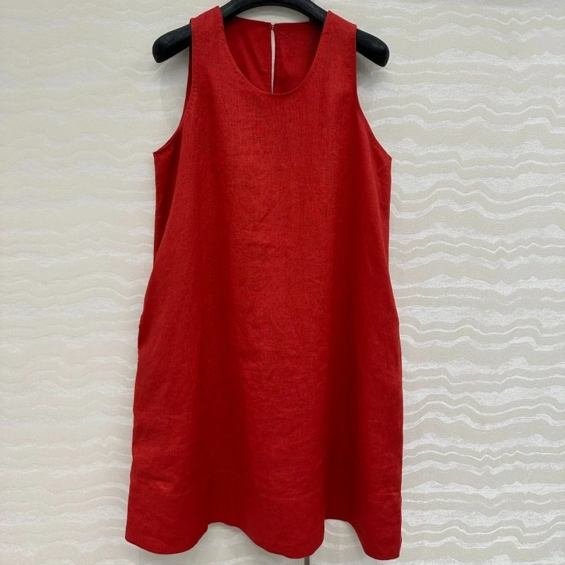 Summer Vest Linen Dress White Dresses
Summer Vest Linen Dress White Dresses