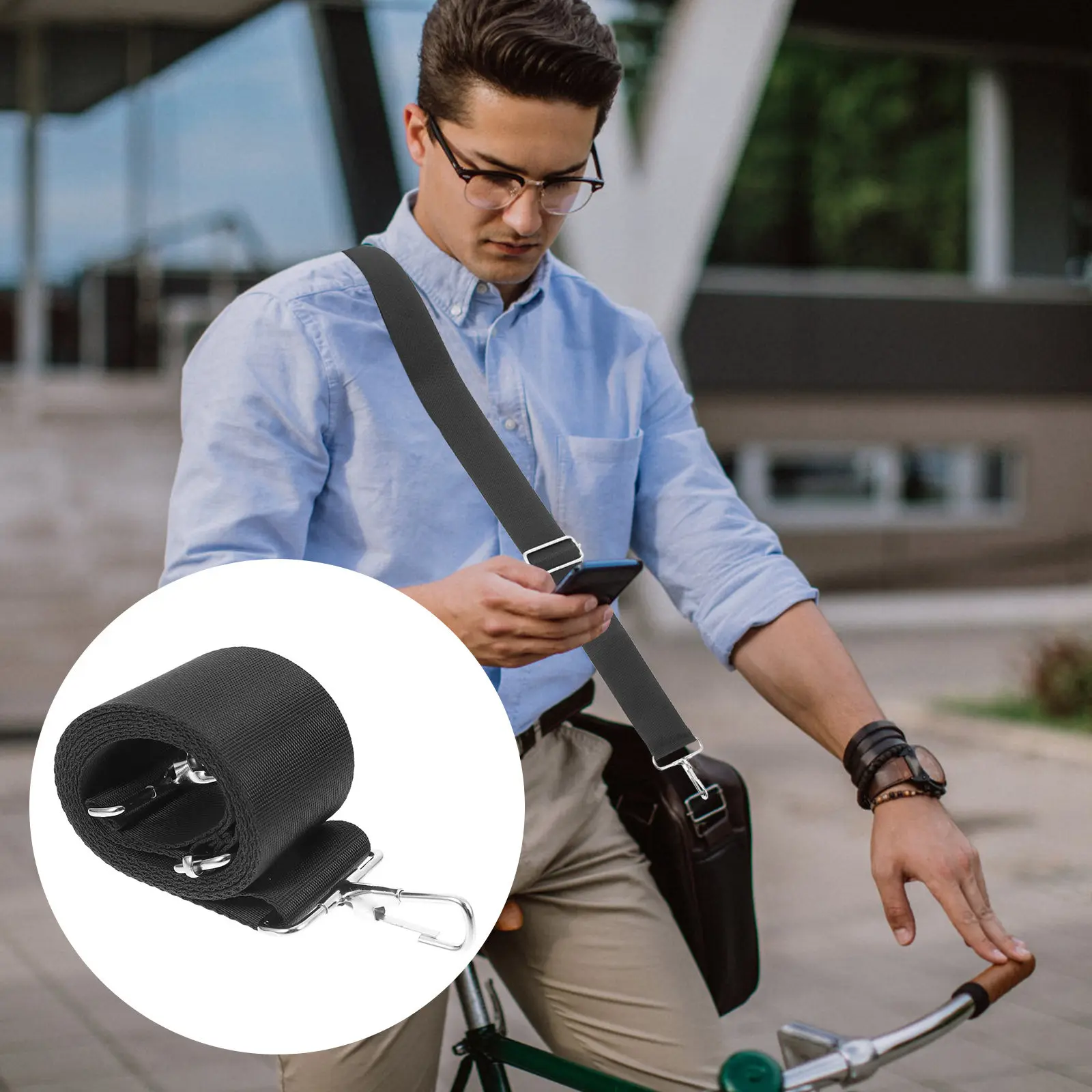 1Pcs Padded Nylon Computer Bag Shoulder Strap Adjustable Replacement Strap for Laptop Purse Messenger Briefcase
1Pcs Padded Nylon Computer Bag Shoulder Strap Adjustable Replacement Strap for Laptop Purse Messenger Briefcase