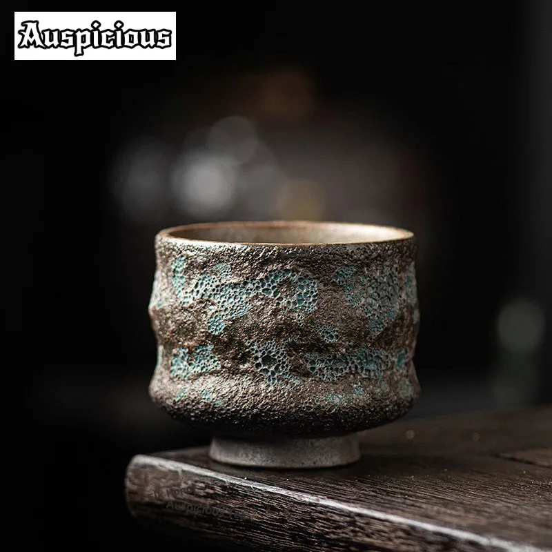Handmade Rock Mineral Bionic Wormhole Teacup Traditional Tea Bowl Mug Tea-tasting Meditation Cup Jianzhan Master Cups Drinkware
Handmade Rock Mineral Bionic Wormhole Teacup Traditional Tea Bowl Mug Tea-tasting Meditation Cup Jianzhan Master Cups Drinkware