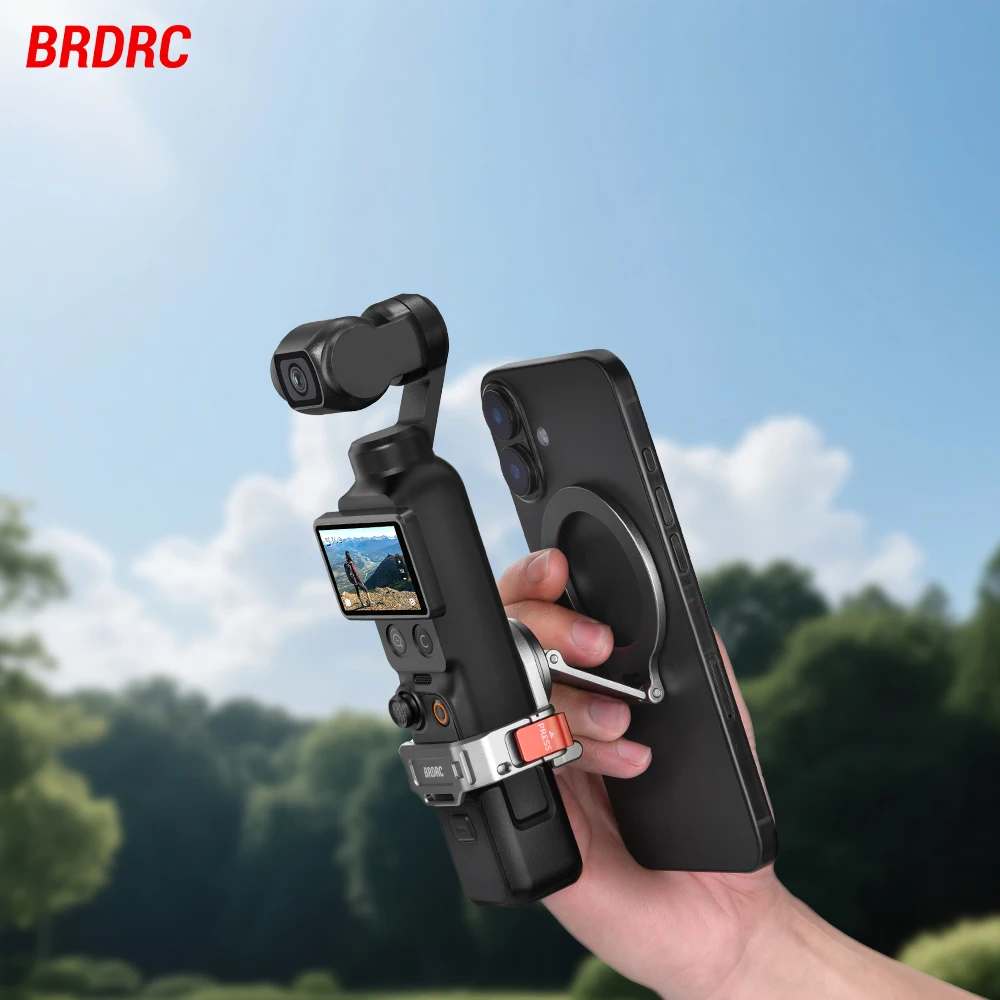 Магнитный держатель-подставка BRDRC для DJI Pocket 3/4, кронштейн для телесуфлеров, адаптер для расширения возможностей прямой трансляции, аксессуар
Магнитный держатель-подставка BRDRC для DJI Pocket 3/4, кронштейн для телесуфлеров, адаптер для расширения возможностей прямой трансляции, аксессуар