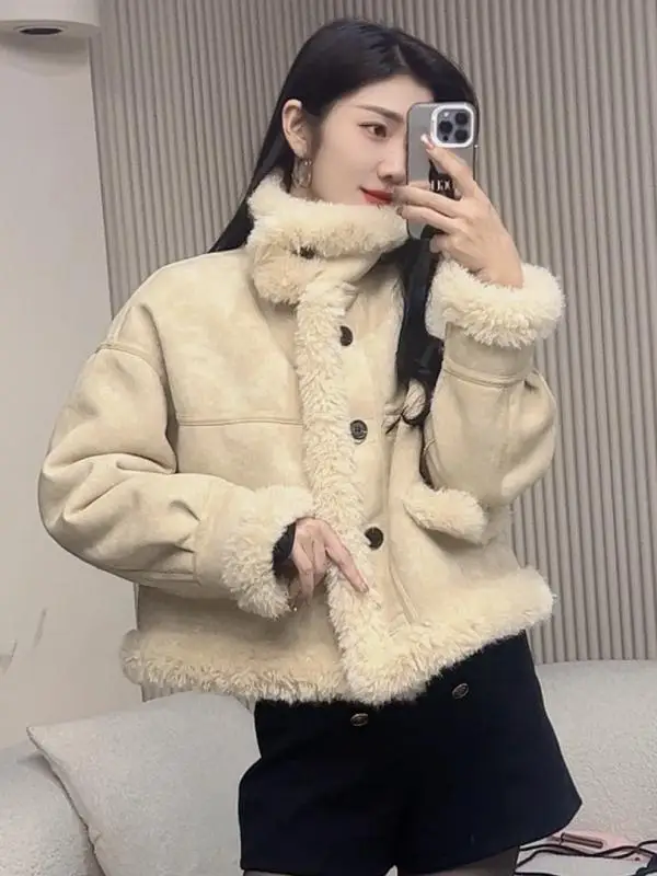 Retro Sle Women's Biker Faion Fur Leather Collar Jaet Winter Warm Cotton Coat Unique Attractive Trendy ort Outerwear
Retro Sle Women's Biker Faion Fur Leather Collar Jaet Winter Warm Cotton Coat Unique Attractive Trendy ort Outerwear