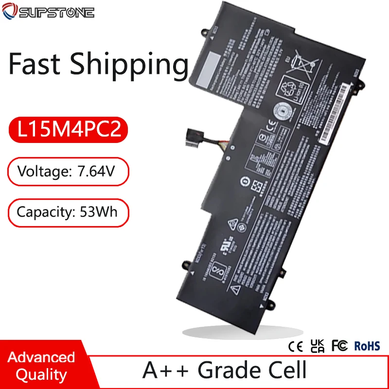 Новый аккумулятор для ноутбука L15L4PC2 L15M4PC2 для Lenovo YOGA 710-14IKB, 710-14ISK, 710-15ISK, 710-15IKB, 710-15IFI 5B10K90778,5B10K90802
Новый аккумулятор для ноутбука L15L4PC2 L15M4PC2 для Lenovo YOGA 710-14IKB, 710-14ISK, 710-15ISK, 710-15IKB, 710-15IFI 5B10K90778,5B10K90802