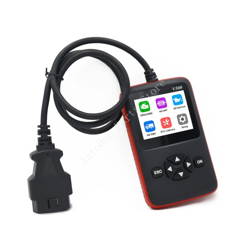 V500 Series Diesel OBD2 Diagnostic Scanner, Code Reader & ELM327 Decoder
V500 Series Diesel OBD2 Diagnostic Scanner, Code Reader & ELM327 Decoder