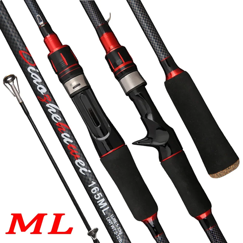 Carp Fishing Rod 1.8/1.65M Carbon Fiber Power 5-25g Travel Surf Throwing Spinning Hard Pole Big Guide 2 Section Soft Solid Tip
Carp Fishing Rod 1.8/1.65M Carbon Fiber Power 5-25g Travel Surf Throwing Spinning Hard Pole Big Guide 2 Section Soft Solid Tip