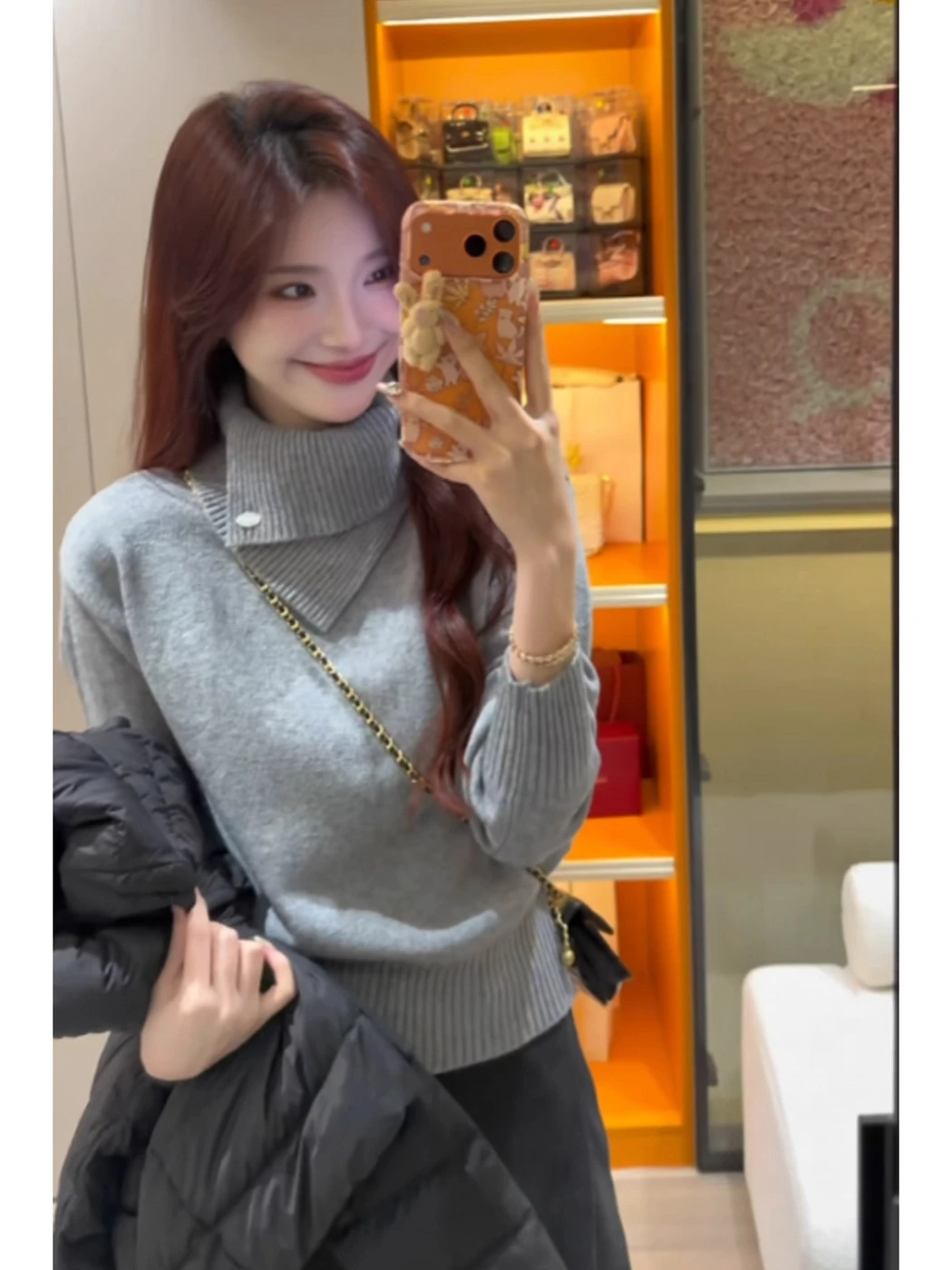 Thiened ey High Collar Oversized Knitted Sweater for Women Casual Loose Fit Long Sve Warm Top French Sle Anti-Aging ...
Thiened ey High Collar Oversized Knitted Sweater for Women Casual Loose Fit Long Sve Warm Top French Sle Anti-Aging ...