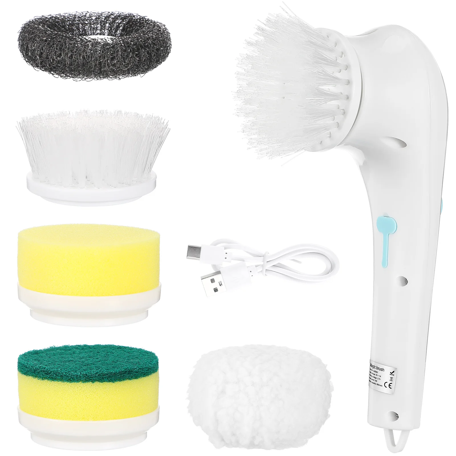 Electric Cleaning Brush Scrubber With Handle Shower Tools Cleaner Rotary Bathroom Scrubbing Detergent Rechargeable For
Electric Cleaning Brush Scrubber With Handle Shower Tools Cleaner Rotary Bathroom Scrubbing Detergent Rechargeable For