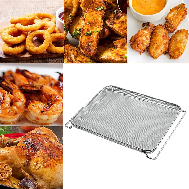 Replacement Air Fry Basket for Ninja Foodi DT251 DT201 DT200 Air Fryer Oven,Stainless Steel Air Fryer Oven Accessories GSY
Replacement Air Fry Basket for Ninja Foodi DT251 DT201 DT200 Air Fryer Oven,Stainless Steel Air Fryer Oven Accessories GSY