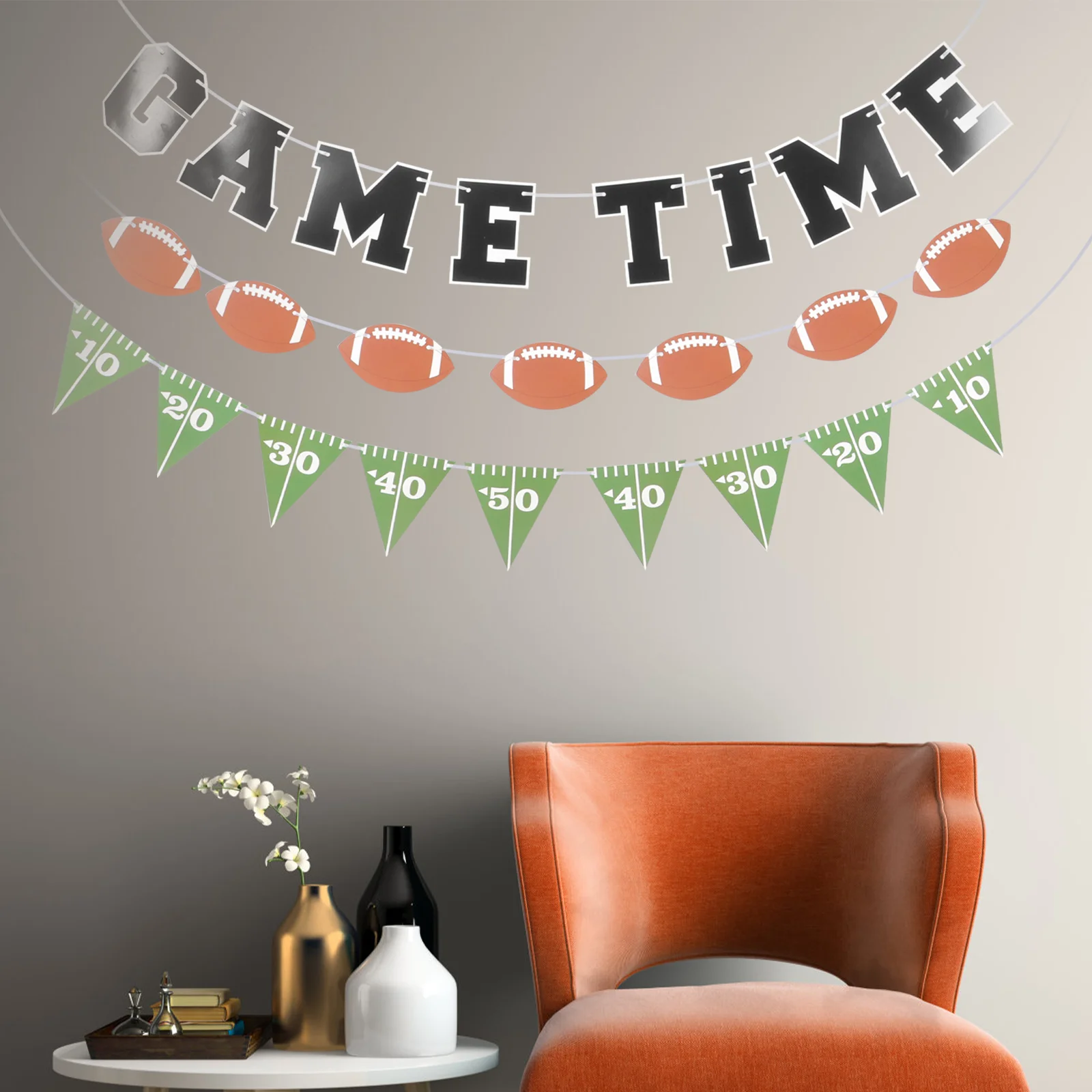 3pcs Football Banner Decorations for Wall Party Supplies Garland Sports Theme Birthday Rugby Flags Commemorative
3pcs Football Banner Decorations for Wall Party Supplies Garland Sports Theme Birthday Rugby Flags Commemorative