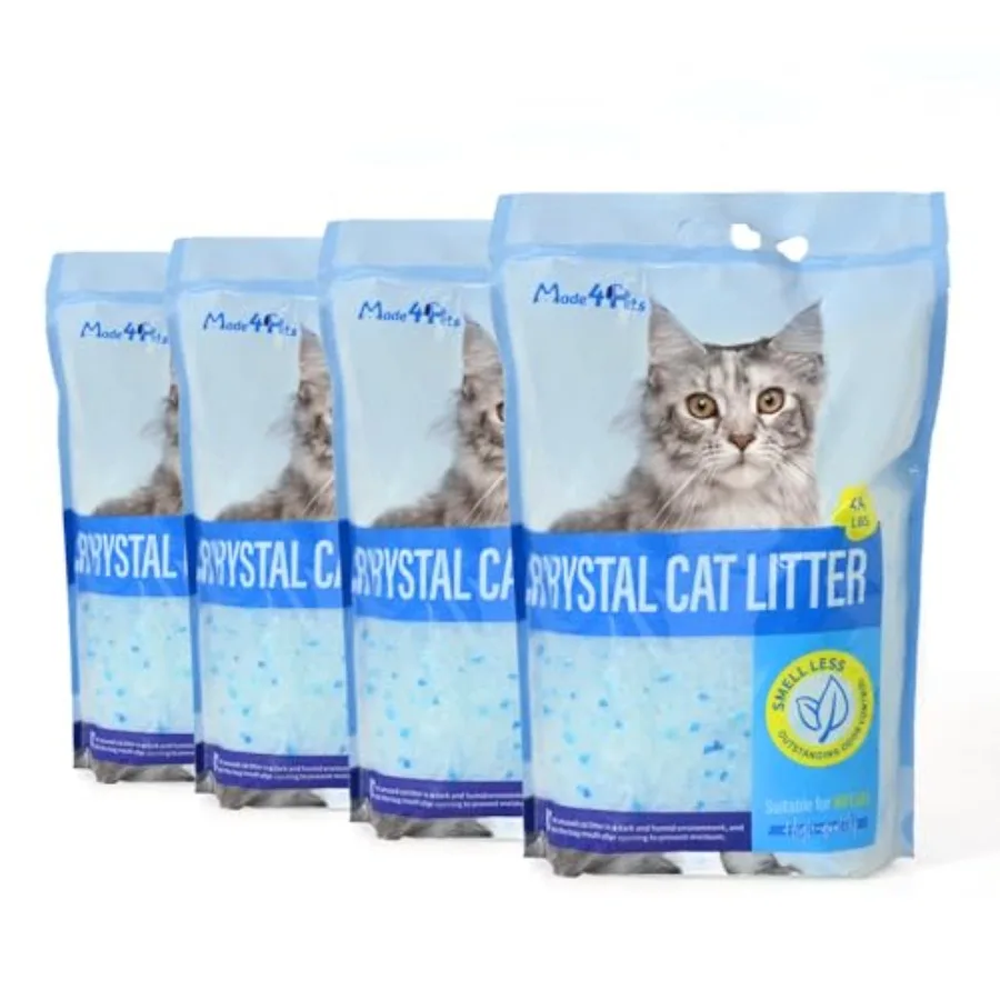 Made4Pets Cat Litter Crystals Non Clumping Cat Litter Odor Control Kitty Litter Non Clumping No scooping Low Dust Low Tracking
Made4Pets Cat Litter Crystals Non Clumping Cat Litter Odor Control Kitty Litter Non Clumping No scooping Low Dust Low Tracking