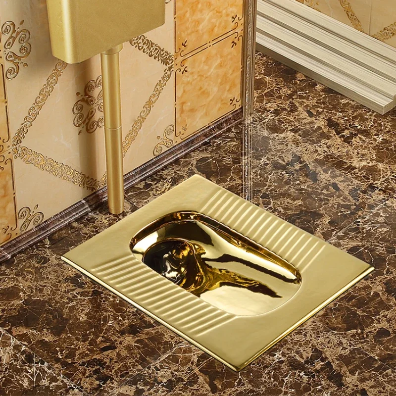 Gold squatting toilet flushing tank set ceramic silver toilet anti-blocking deodorant concealed squatting toilet squatting pit
Gold squatting toilet flushing tank set ceramic silver toilet anti-blocking deodorant concealed squatting toilet squatting pit