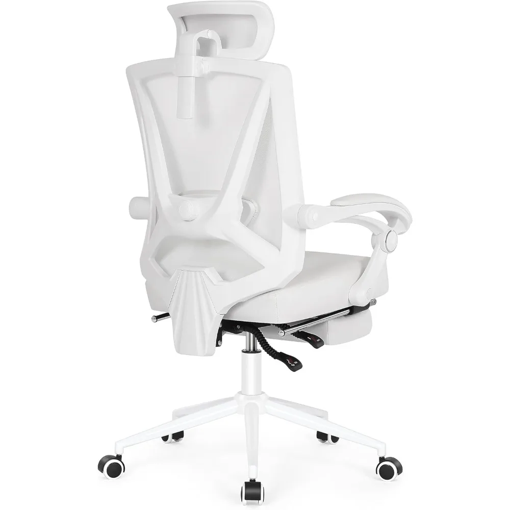 Ergonomic Office Chair with Footrest, Ergonomic Desk Chair with Adjustable 2D Lumbar Support, High Back Computer Chair
Ergonomic Office Chair with Footrest, Ergonomic Desk Chair with Adjustable 2D Lumbar Support, High Back Computer Chair
