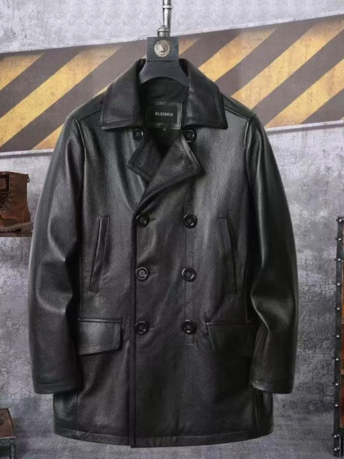 Winter New Double-Breasted Leather Jaet Men's Mid-Length Casual Faion Retro Coat Leather Vest Youth Vitali Sle Busine...
Winter New Double-Breasted Leather Jaet Men's Mid-Length Casual Faion Retro Coat Leather Vest Youth Vitali Sle Busine...