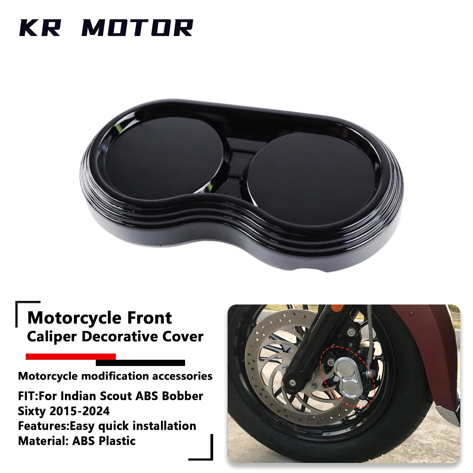 Motorcycle Caliper Trim Cover Fit For Indian Scout ABS Bobber Sixty 2015-2023 Front Brake Caliper Sticker Decorative Cover
Motorcycle Caliper Trim Cover Fit For Indian Scout ABS Bobber Sixty 2015-2023 Front Brake Caliper Sticker Decorative Cover