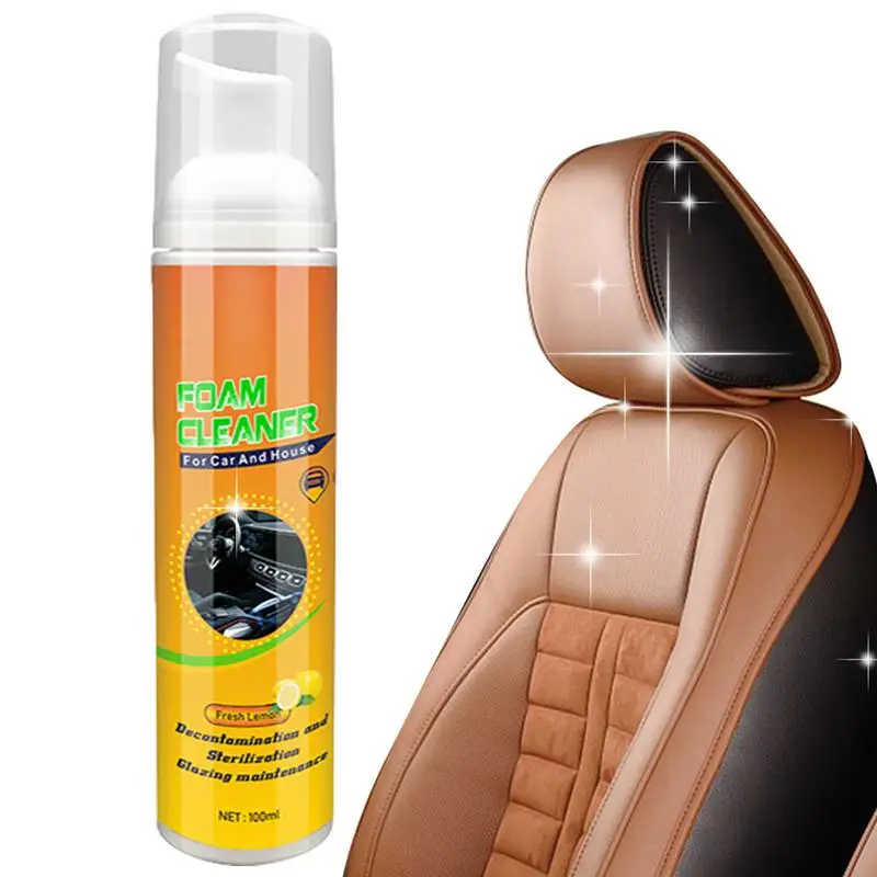 car Foam cleaner car interior cleaner leather seat decontamination Foam cleaner 100ml for Glass Rubber Metal Fabrics Leather
car Foam cleaner car interior cleaner leather seat decontamination Foam cleaner 100ml for Glass Rubber Metal Fabrics Leather