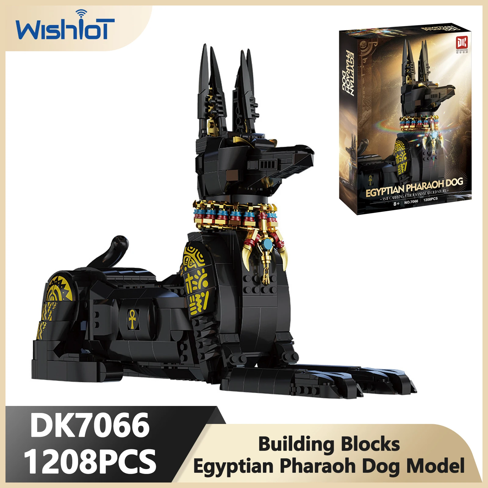 MOC Egyptian Pharaoh Dog Building Blocks Collectible Simulated Animal Model Assemble Bricks Toys Kids Creative Gifts 1208PCS
MOC Egyptian Pharaoh Dog Building Blocks Collectible Simulated Animal Model Assemble Bricks Toys Kids Creative Gifts 1208PCS