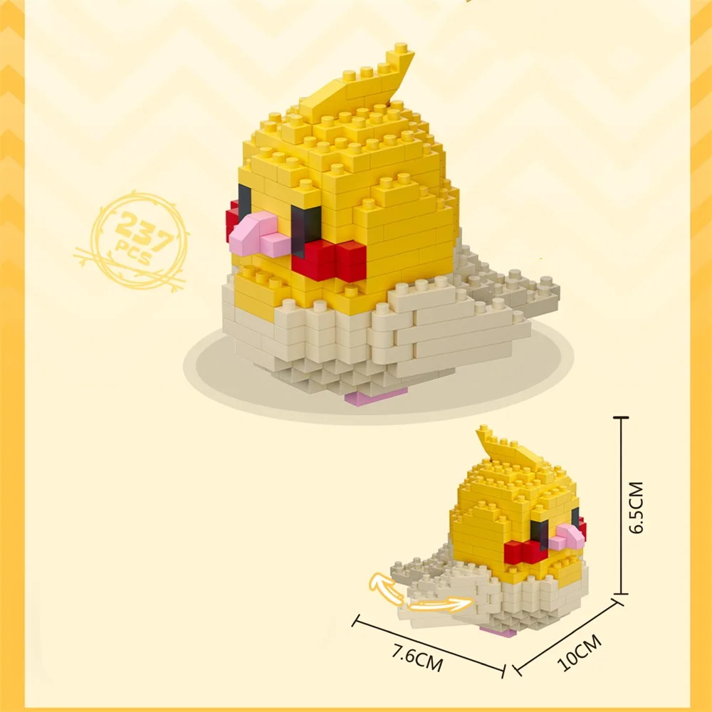 Cute Small Bird Building Blocks Set DIY Building Blocks Toy Parrot Mini Diamond Building Block 3D
Cute Small Bird Building Blocks Set DIY Building Blocks Toy Parrot Mini Diamond Building Block 3D