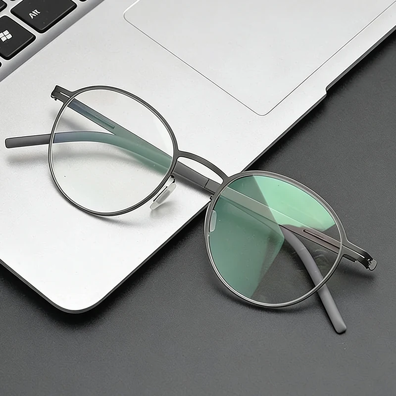 Germany Brand Round Screwless Glasses Frames Handmade Men Women Ultralight Eyeglasses Tona Titanium Ultralight Spectacles Frames
Germany Brand Round Screwless Glasses Frames Handmade Men Women Ultralight Eyeglasses Tona Titanium Ultralight Spectacles Frames