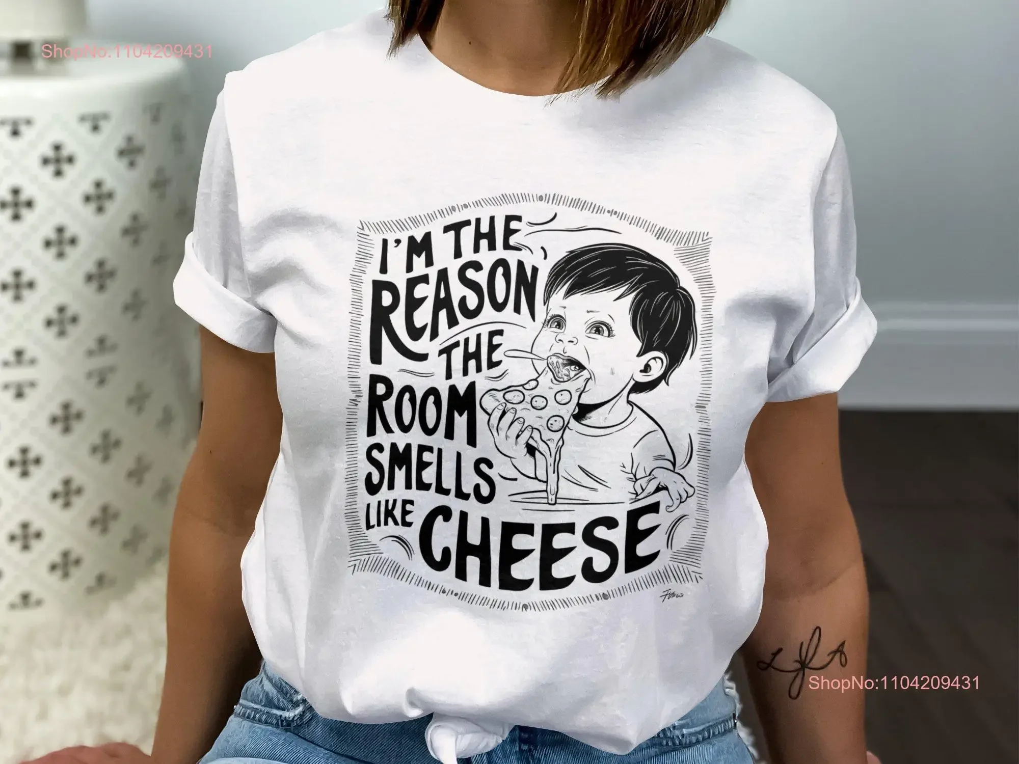 Забавная футболка «I'm The Reason Room Smells Like Cheese», юмористическая футболка для любителей пиццы, причудливая детская винтажная стираная, мягкая, слегка дышащая
Забавная футболка «I'm The Reason Room Smells Like Cheese», юмористическая футболка для любителей пиццы, причудливая детская винтажная стираная, мягкая, слегка дышащая