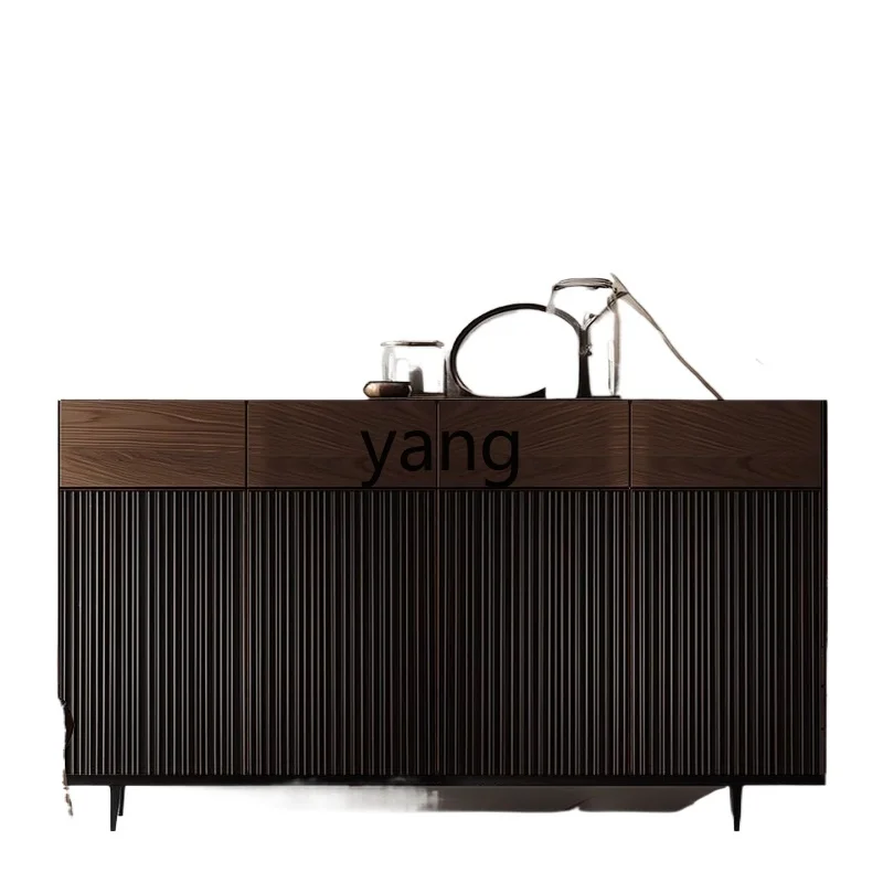 TGF Italian minimalist solid wood shoe cabinet high-end retro wall integrated side cabinet at home door
TGF Italian minimalist solid wood shoe cabinet high-end retro wall integrated side cabinet at home door